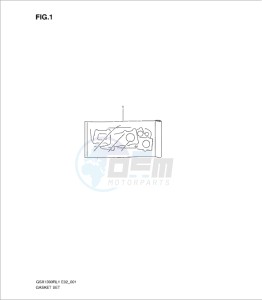 GSX1300R drawing GASKET SET