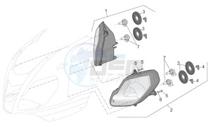 RSV 2 1000 drawing Headlight