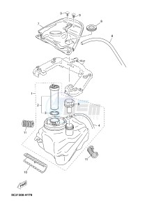 YN50 YN50FU NEO'S 4 (2ACN 2ACN) drawing FUEL TANK