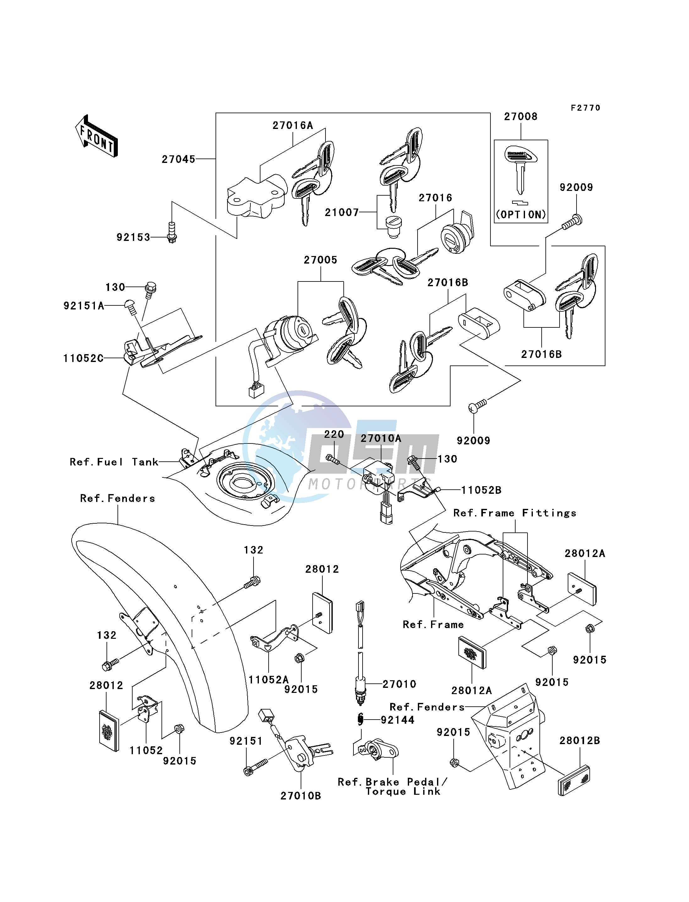 IGNITION SWITCH_LOCKS_REFLECTORS