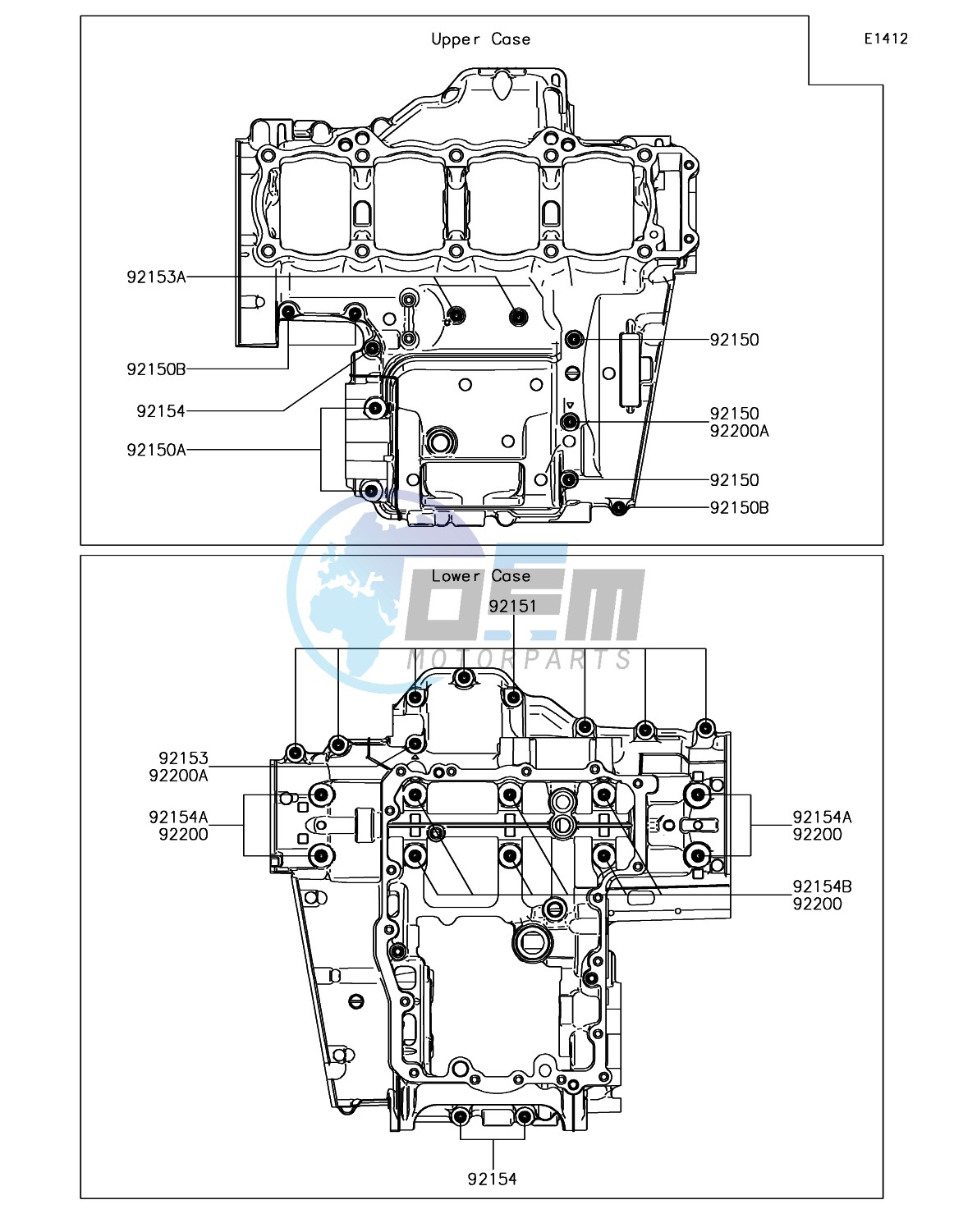 Crankcase Bolt Pattern