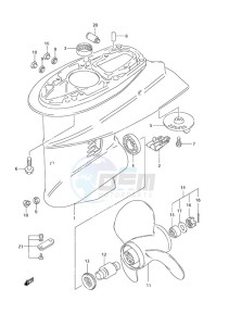 DF 25 drawing Gear Case