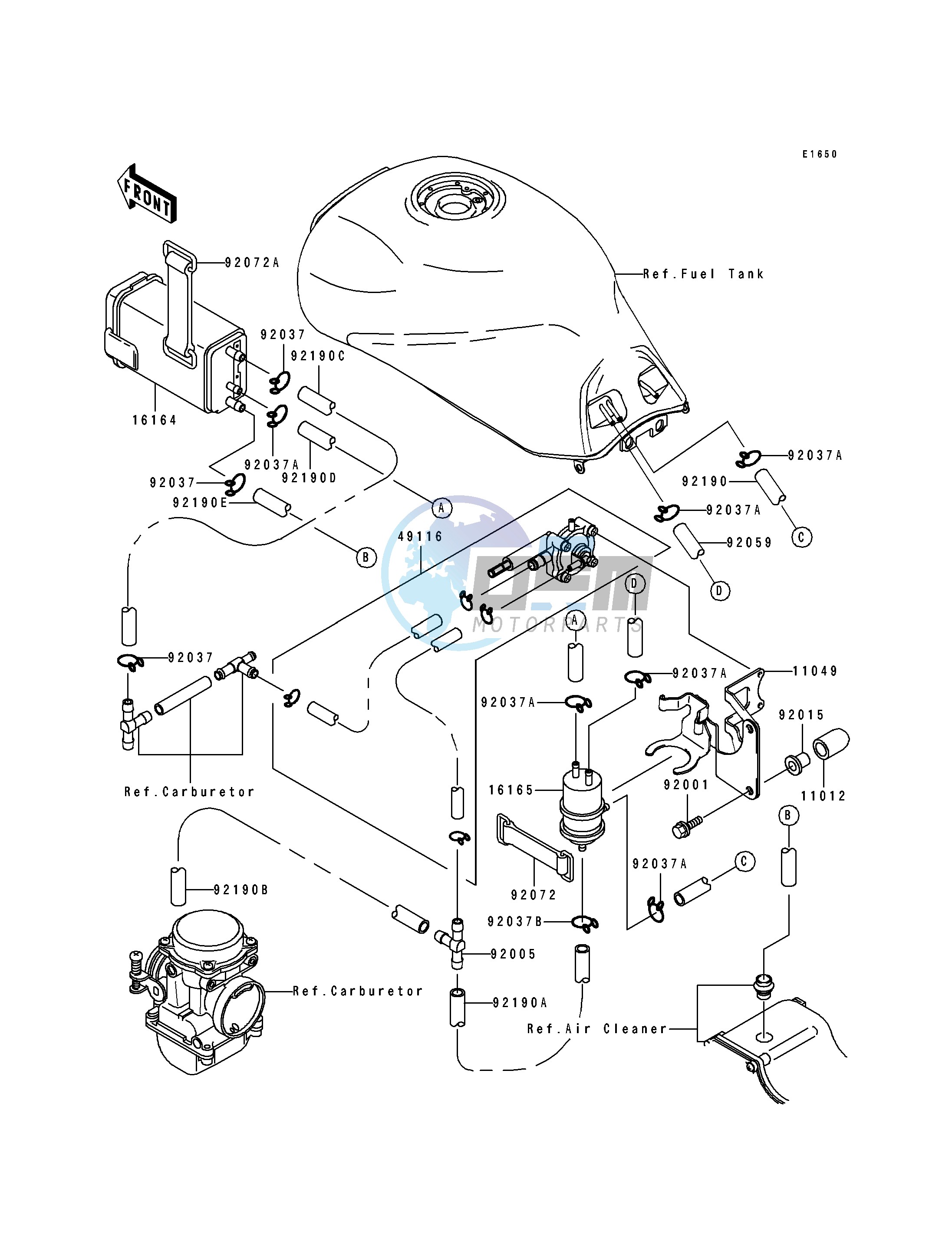 FUEL EVAPORATIVE SYSTEM