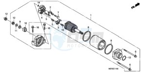 CBF600N9 France - (F / CMF) drawing STARTING MOTOR