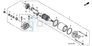 CBR600RAA Europe Direct - (ED / ABS) drawing STARTING MOTOR