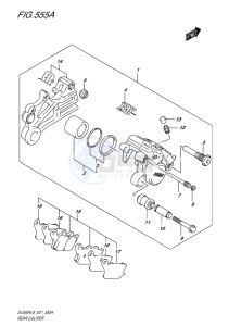 DL650 ABS V-STROM EU drawing REAR CALIPER