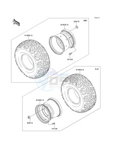 KAF 620 K [MULE 3010 TRANS4X4 HARDWOODS GREEN HD] (K6F-K8F) K7F drawing WHEELS_TIRES