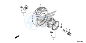 TRX420FMD TRX420 Europe Direct - (ED) drawing REAR WHEEL