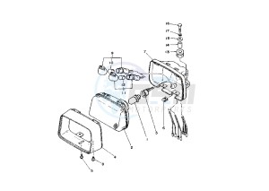 ATV 125 drawing HEADLIGHT