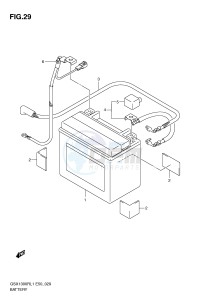 GSX1300R (E50) Hayabusa drawing BATTERY