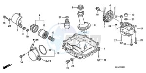 CBF1000SA UK - (E / ABS MKH) drawing OIL PAN/OIL PUMP