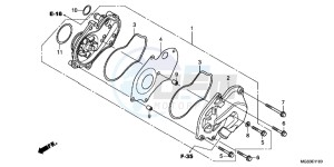 NC700XC drawing WATER PUMP