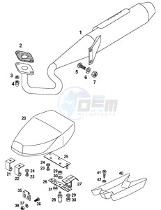 SPRINT_SPORT_25kmh_L1 50 L1 drawing Exaust-seat-covers