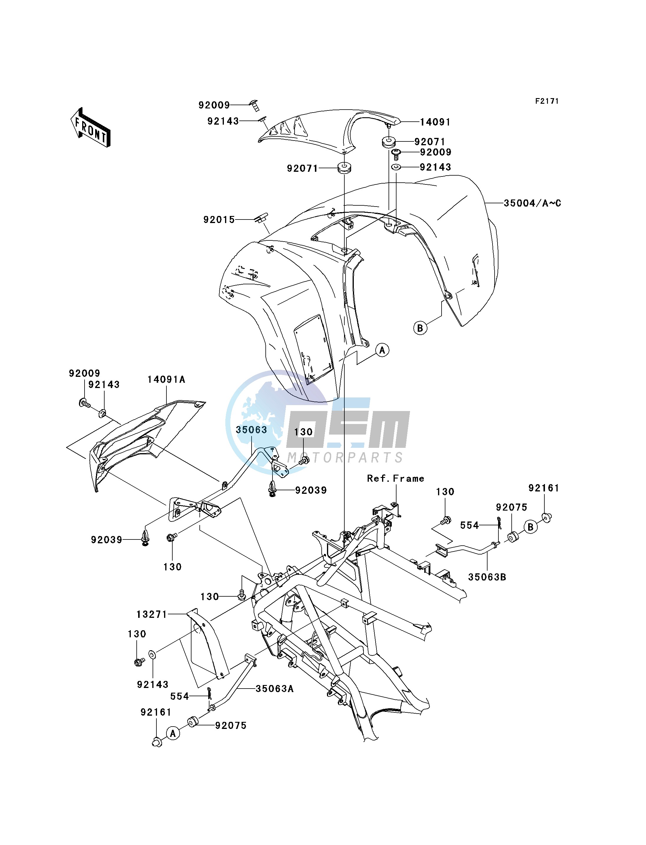 FRONT FENDER-- S- -