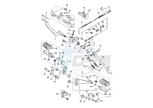 XVS DRAG STAR 250 drawing STAND-FOODREST