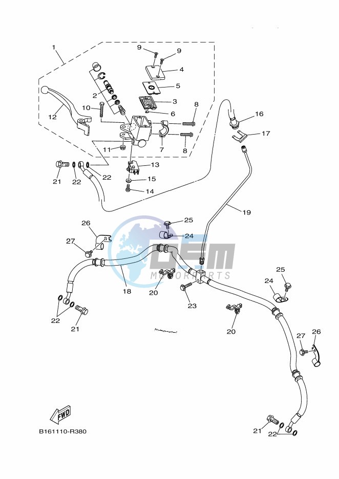 FRONT MASTER CYLINDER