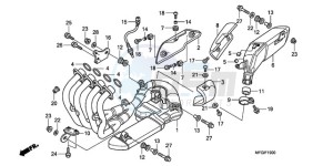 CB600FA3A F / ABS CMF ST drawing EXHAUST MUFFLER