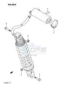 LT250R (E3) drawing REAR SHOCK ABSORBER (MODEL M N)