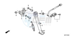 CB600F39 UK - (E / MKH ST) drawing STAND