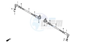 TRX450FM drawing TIE ROD