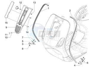 S 125 4T E3 drawing Front shield