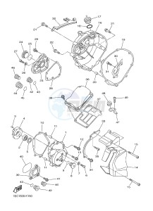 FZ1-S FZ1 FAZER 1000 (2DV6) drawing CRANKCASE COVER 1