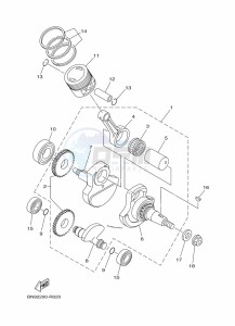 YBR125E YBR125 (BN9F) drawing CRANKSHAFT & PISTON