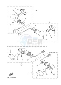 MT09A MT-09 ABS 900 (2DRR) drawing FLASHER LIGHT