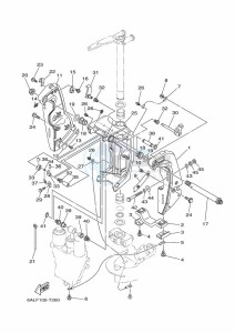 F200BETX drawing FRONT-FAIRING-BRACKET