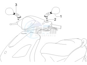 Fly 150 4t drawing Mirrors