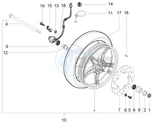 NRG 50 power DD drawing Front wheel