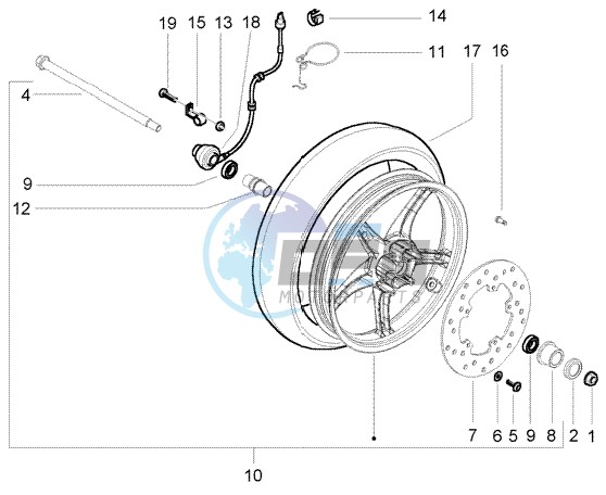 Front wheel