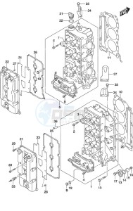 DF 300AP drawing Cylinder Head