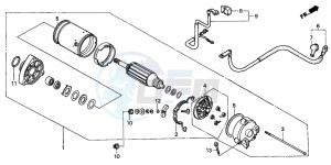 VT1100C2 drawing STARTING MOTOR