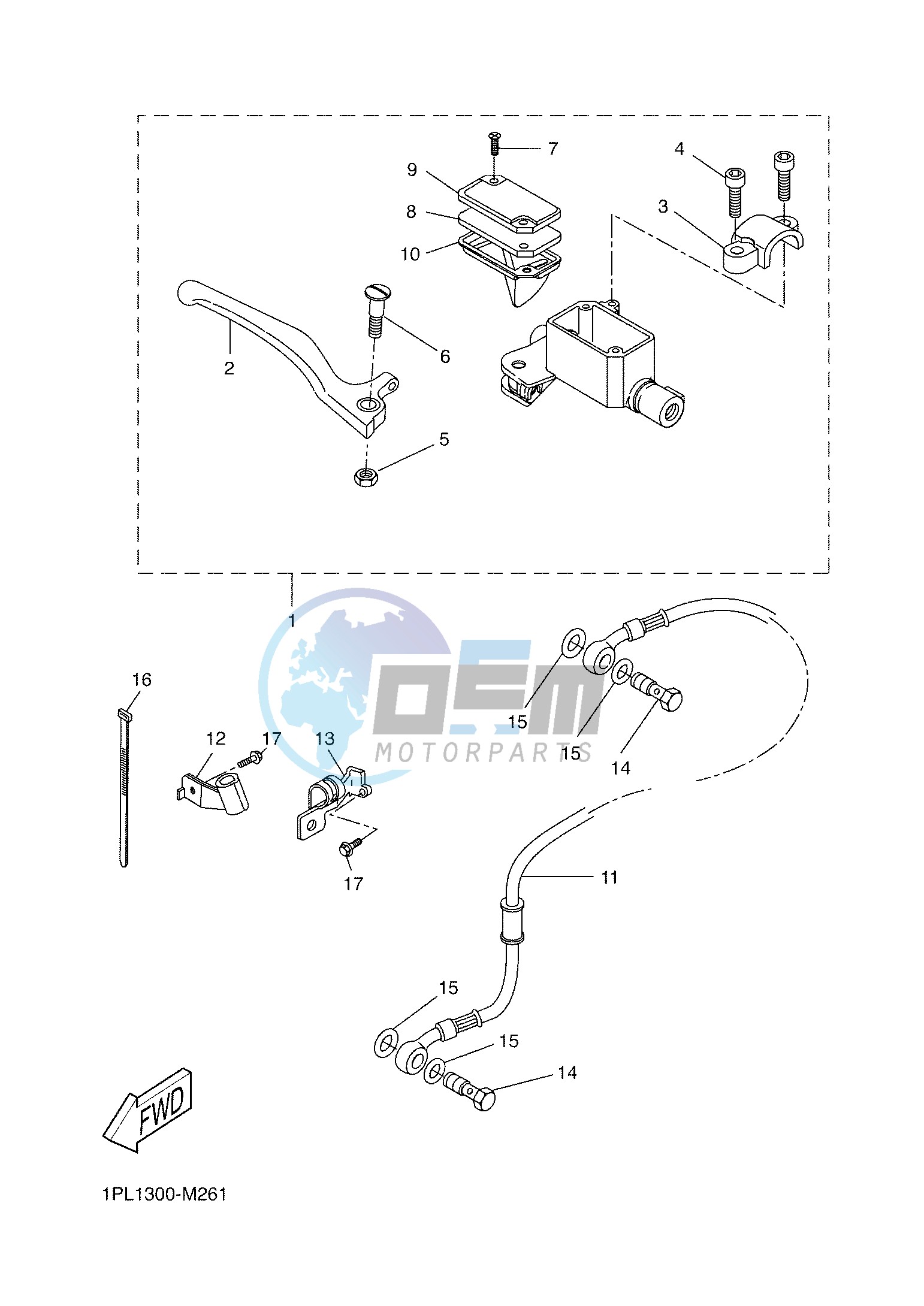 FRONT MASTER CYLINDER