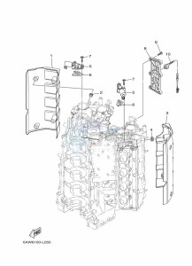 F350AETX drawing CYLINDER-AND-CRANKCASE-3