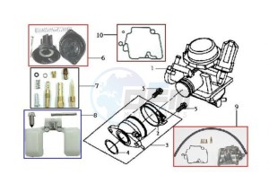 HD 125 drawing CARBURATOR