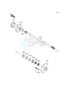 JET_SKI_ULTRA_LX JT1500KFF EU drawing Drive Shaft