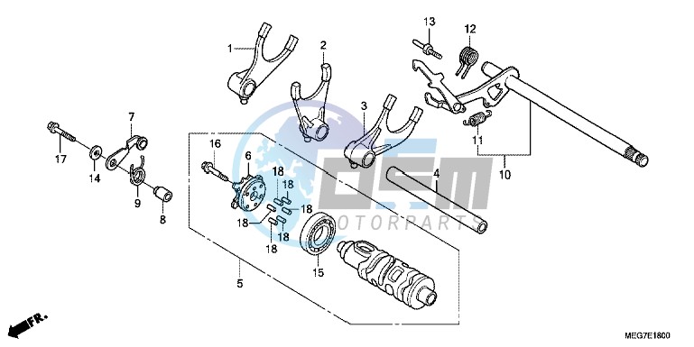 GEAR SHIFT DRUM