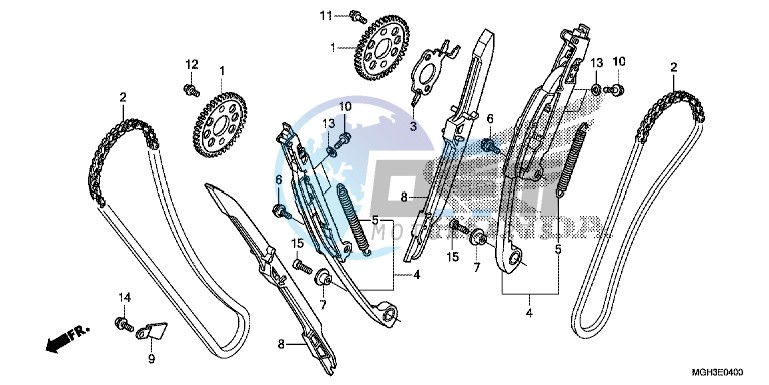 CAM CHAIN/TENSIONER