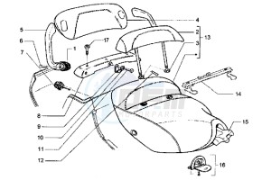 Hexagon 125 LX drawing Saddle