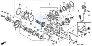 VT750CA9 KO / MK ST drawing CROSS SHAFT