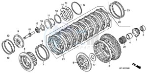 CBR1000RA9 Korea - (KO / ABS HRC) drawing CLUTCH