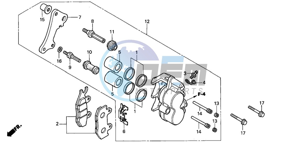 FRONT BRAKE CALIPER