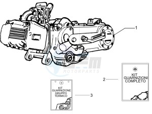 Zip 100 4T 2011-2014 (VieTnam) drawing Engine assembly