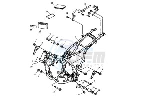 DT X 125 drawing FRAME