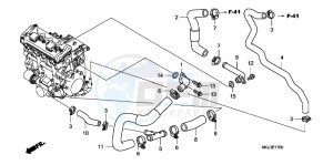 CBF1000FAB drawing WATER PIPE