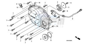 CBF1000S9 Ireland - (EK) drawing RIGHT CRANKCASE COVER