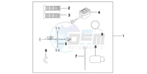 ST13009 UK - (E / MKH MME) drawing HEATED GRIPS W/TH