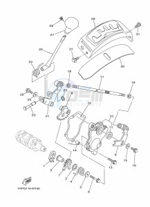 YFM700FWBD KODIAK 700 EPS (B5KV) drawing SHIFT SHAFT